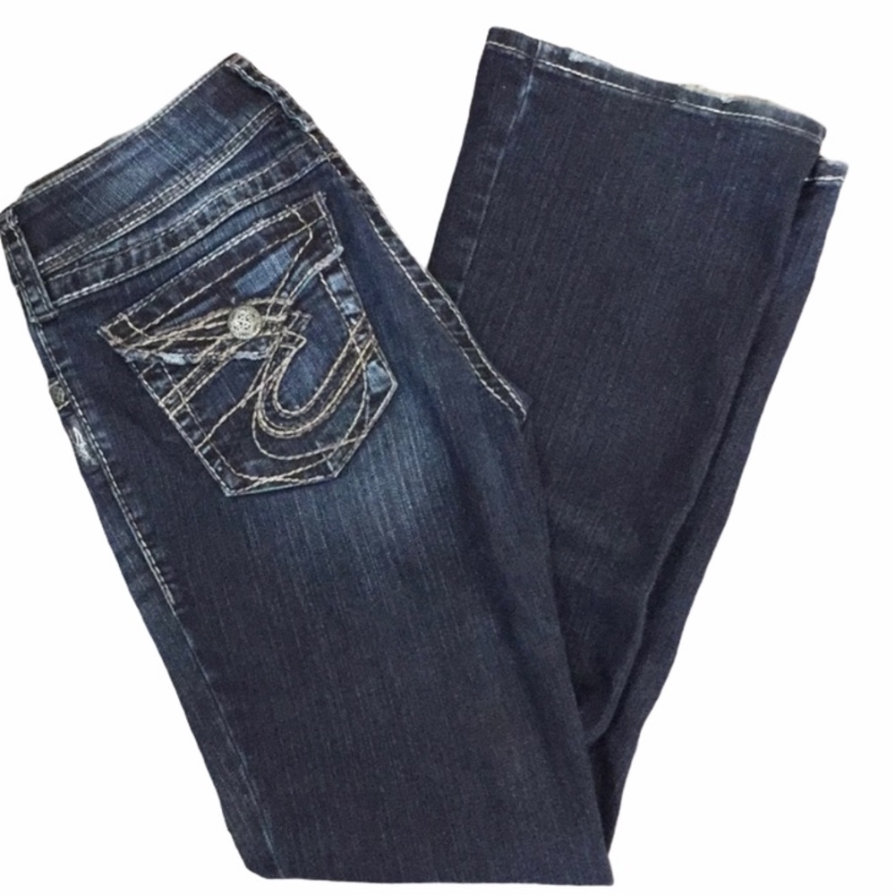 Silver Suki Surplus Bootcut Jeans Dark Wash 27/30